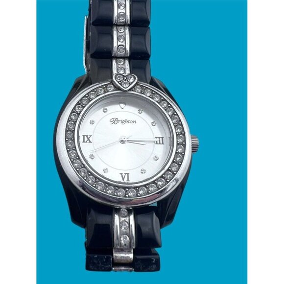 Brighton Black Dana point Watch New Battery Excellent Condition Crystals. - Picture 3 of 5
